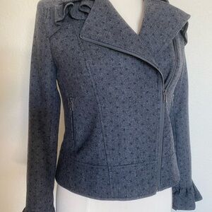 Anthropology Gray Women's moto style Jacket